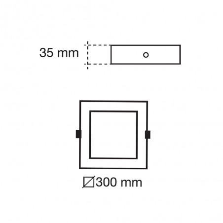 Plafonnier á LED Know (30W)