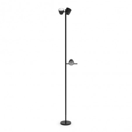Lampadaire avec lecteur LED Trio (3x8W+8W)