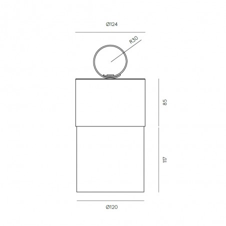 Lampe á poser portablé LED Bora II (3W)