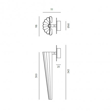 Applique Murale á LED Bion (5W)