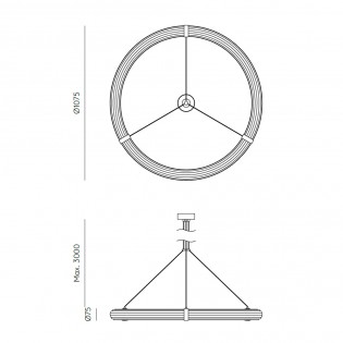 Suspension á LED Elli (30W)