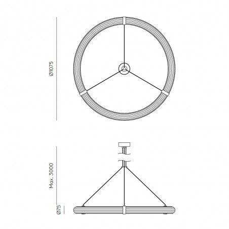 Suspension á LED Elli (30W)