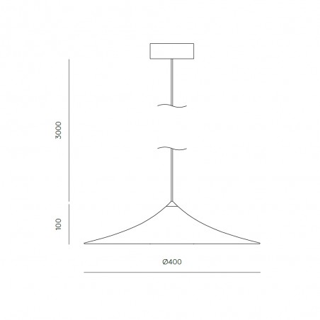 Suspension á LED Hat II (9W)