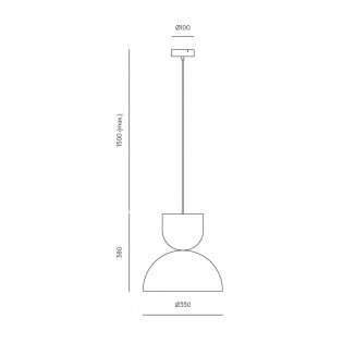 Suspension á LED Gamma III (9W)