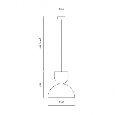 Suspension á LED Gamma III (9W)