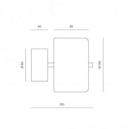 Applique Murale á LED Aora II (7W)