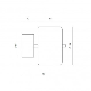 Applique Murale á LED Aora (7W)