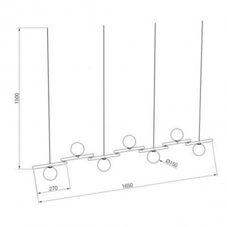 Lampe a suspension Zen (7 Lumieres)