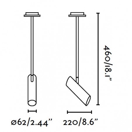 Lampe de suspension moderne Link