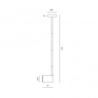 Spot de plafond á LED Noon (5W)