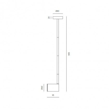 Spot de plafond á LED Noon (5W)