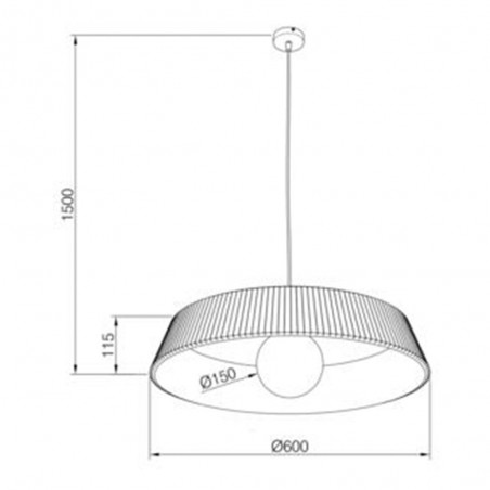 Lámpe de plafond Acustic