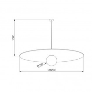 Lampe de plafond Acustic II