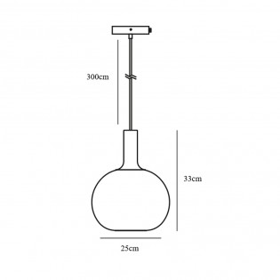Lampe a suspension Alton 25