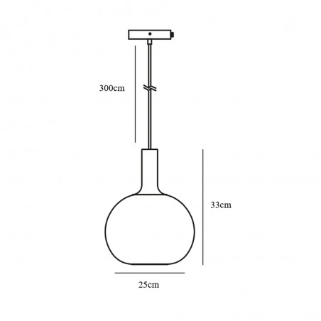 Lampe a suspension Alton 25