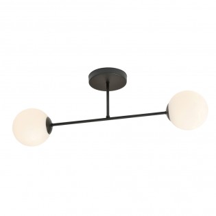 Plafonnier Nicolo Opale (2 lumieres)