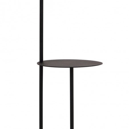 Lampadaire avec table Alcare Noir