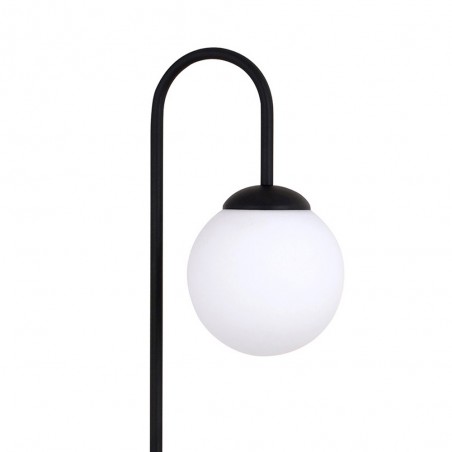 Lampadaire avec table Alcare Noir