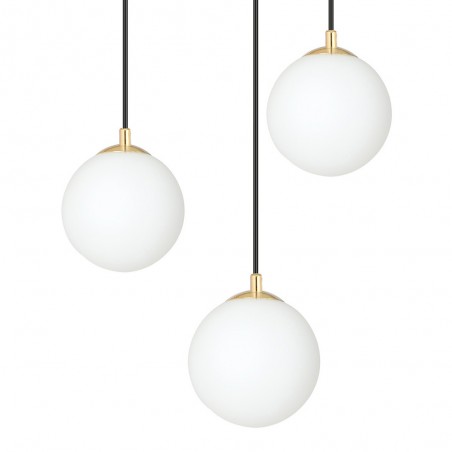 Lampe de suspension Gala Noir (3 lumieres)