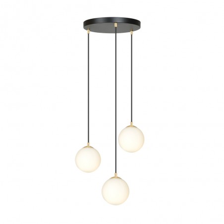Lampe de suspension Gala Noir (3 lumieres)