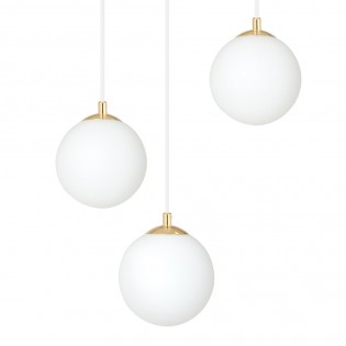 Lampe de suspension Gala Blanc (3 lumieres)