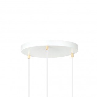 Lampe de suspension Gala Blanc (3 lumieres)