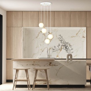 Lampe de suspension Gala Blanc (4 lumieres)