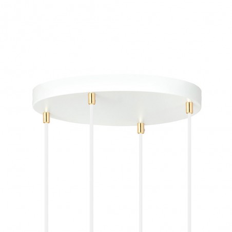 Lampe de suspension Gala Blanc (4 lumieres)
