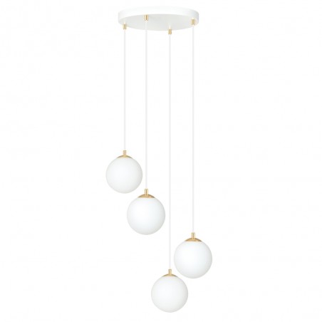 Lampe de suspension Gala Blanc (4 lumieres)