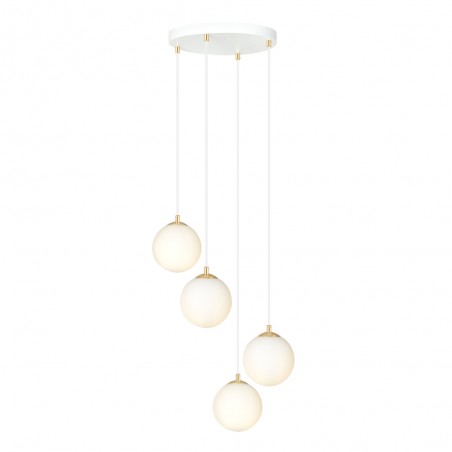 Lampe de suspension Gala Blanc (4 lumieres)
