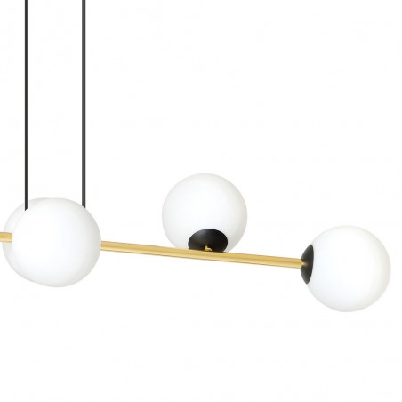 Lampe de plafond Cuaron Opale (6 lumieres)