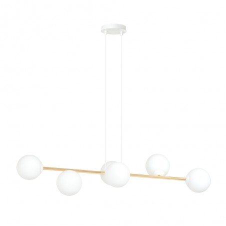 Lampe de plafond Cuaron II Opale (6 lumieres)