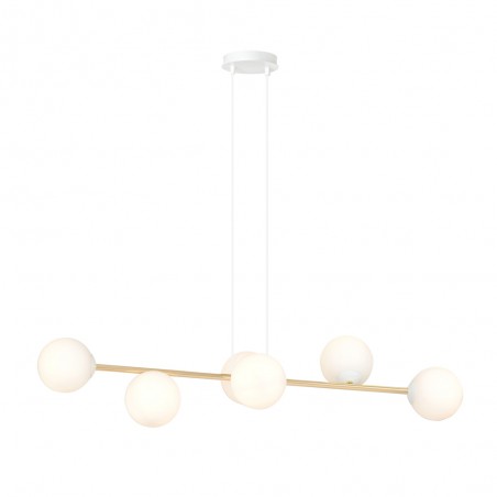 Lampe de plafond Cuaron II Opale (6 lumieres)