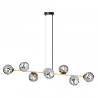 Lampe de plafond Cuaron Graphite (8 lumieres)