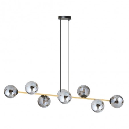 Lampe de plafond Cuaron Graphite (8 lumieres)