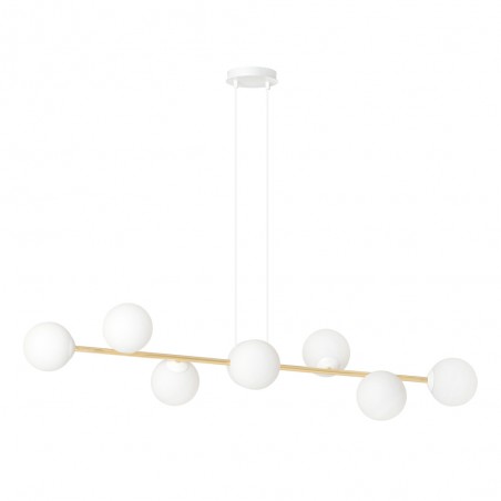 Lampe de plafond Cuaron II Opale (8 lumieres)