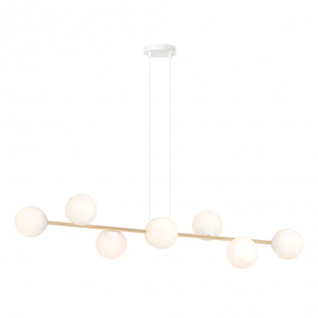 Lampe de plafond Cuaron II Opale (8 lumieres)