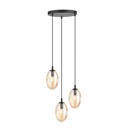 Lampe de plafond Celeste Ambre (3 lumieres)