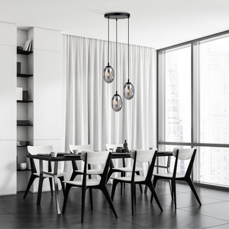 Lampe de plafond Celeste Graphite (3 lumieres)