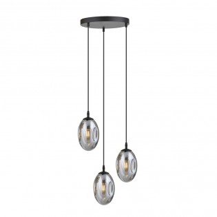Lampe de plafond Celeste Graphite (3 lumieres)