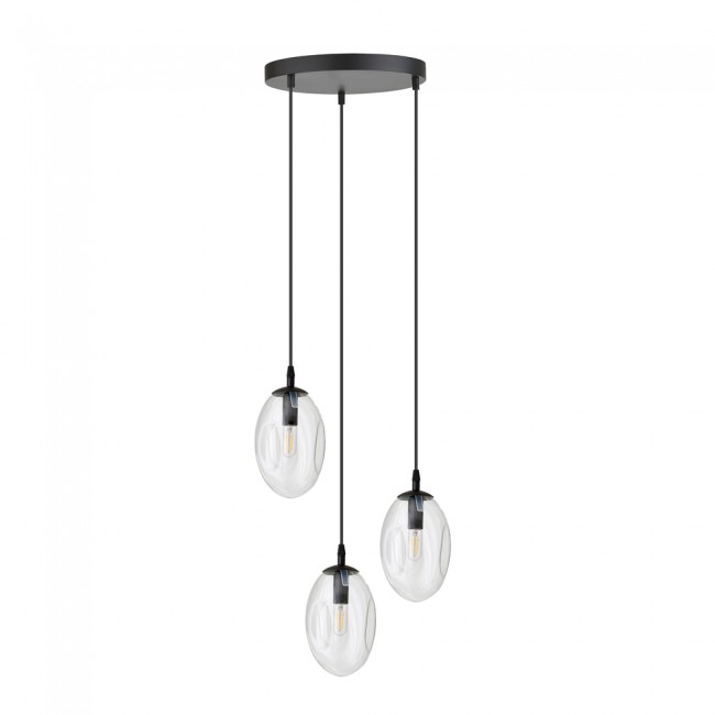Lampe de plafond Celeste Transparent (3 lumieres)