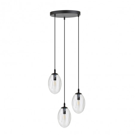 Lampe de plafond Celeste Transparent (3 lumieres)
