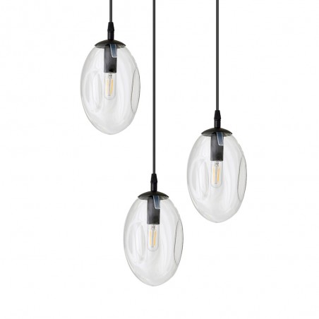 Lampe de plafond Celeste Transparent (3 lumieres)