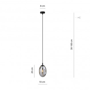 Lampe de plafond Celeste Graphite