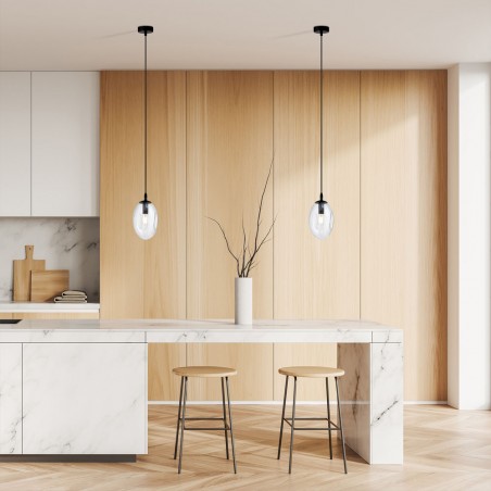 Lampe de plafond Celeste Transparent
