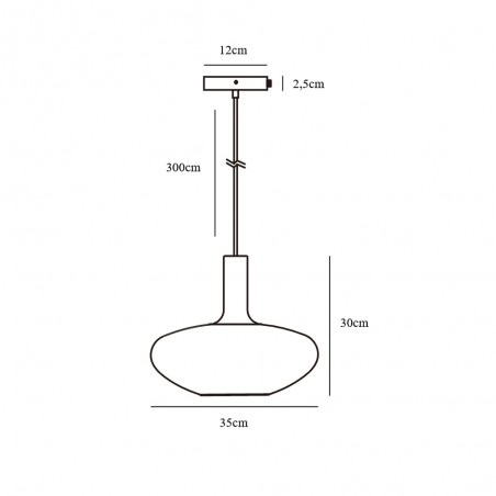 Lampe de plafond Alton 35