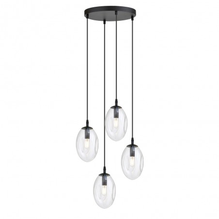 Lampe de plafond Celeste Transparent (4 lumieres)