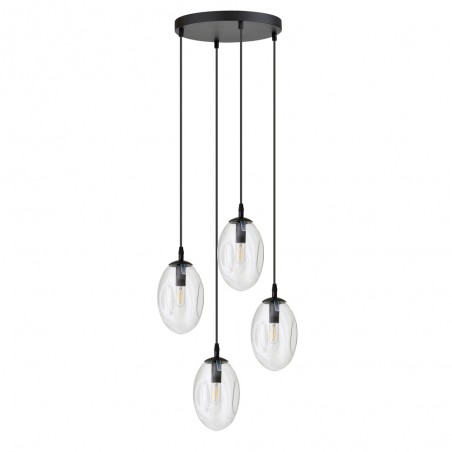 Lampe de plafond Celeste Transparent (4 lumieres)