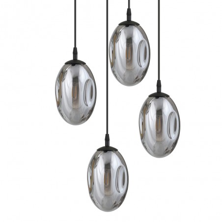 Lampe de plafond Celeste Graphite (4 lumieres)
