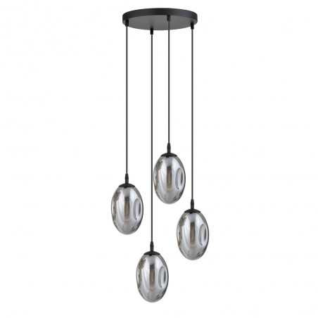 Lampe de plafond Celeste Graphite (4 lumieres)